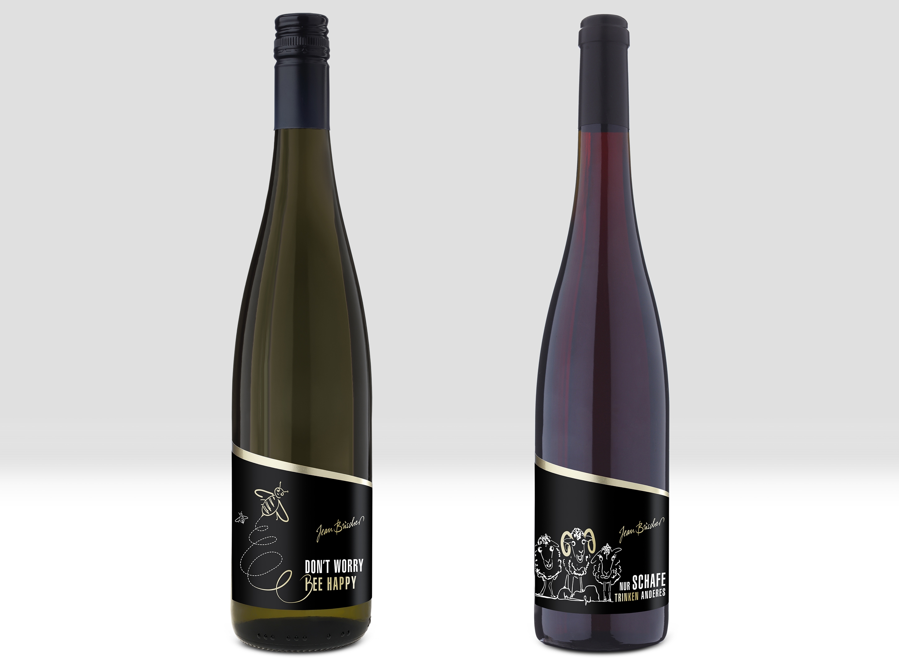 Weinetikett Design Weingut Jean Buscher Werbeagentur De